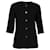 Timeless Chaqueta de noche sin cuello Chanel en seda negra Negro  ref.1328602