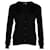 Prada V-neck Cardigan in Black Wool  ref.1328632