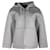 Prada Zip-Front Hoodie in Grey Cotton  ref.1328720