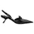 Prada Sapatos Slingback escovados em couro preto  ref.1328748