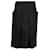 Céline Celine Pleated Skirt in Black Wool  ref.1328755