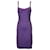 Ärmelloses Bandage-Kleid von Herve Leger aus violettem Viskosestoff. Lila Strahl Zellulosefaser  ref.1328786