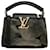 Louis Vuitton Black Mini Beaded Capucines Cloth Satin  ref.1328854