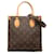 Louis Vuitton Brown Monogram Sac Plat BB Leather Cloth  ref.1328879