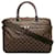 Louis Vuitton Brown Damier Ebene Icare Leather Cloth Pony-style calfskin  ref.1328940