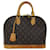 Louis Vuitton Alma Brown Cloth  ref.1329039