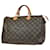 Louis Vuitton Speedy 35 Brown Cloth  ref.1329040
