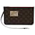 Louis Vuitton Neverfull Pouch Brown Cloth  ref.1329043