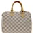 Louis Vuitton Speedy 25 Branco Lona  ref.1329121