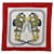 Hermès HERMES CARRE 90 BRIDES de GALA Scarf Silk Red Auth bs13337  ref.1329224