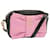 PRADA Ribbon Shoulder Bag Leather Pink Black Auth am6034  ref.1329248