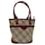 BURBERRY Nova Check Shoulder Bag Canvas Beige Auth bs13392 Cloth  ref.1329283