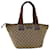 Sac cabas GUCCI GG Canvas Web Sherry Line Rouge Beige Vert 131230 auth 70602  ref.1329290