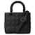 DIOR Lady Dior Tasche aus schwarzem Leder - 101845  ref.1329422