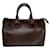Speedy Louis Vuitton Handbags Chocolate Leather  ref.1329436