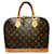 Louis Vuitton Alma Brown Cloth  ref.1329568