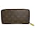 Louis Vuitton Zippy Wallet Brown Cloth  ref.1329653