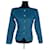 Yves Saint Laurent Petrol green jacket YSL vintage Blue Cotton  ref.1329681