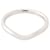 Tiffany & Co Curved band Silvery Platinum  ref.1329733