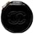 Timeless Chanel Logo CC Preto Couro  ref.1329814