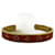 Louis Vuitton Bracelets White Golden Orange Leather Metal  ref.1329904