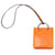 Sac Hermès Orange Cuir  ref.1329916