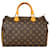 Louis Vuitton Canvas Monogram Speedy 30 Brown Cloth  ref.1329968