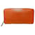 Louis Vuitton Zippy Geldbörse Orange Leder  ref.1330091