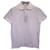Saint Laurent Polo Shirt in White Mercerized Monogram Cotton Pique   ref.1330173