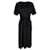T-Shirt-Kleid mit Bindeband vorne von Nina Ricci aus schwarzer Baumwolle  ref.1330181