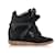 Sneakers con zeppa Isabel Marant in pelle scamosciata nera Nero Svezia  ref.1330219