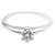 TIFFANY & CO. Diamond Engagement Ring in  Platinum E VS2 0.19 ctw Silvery Metallic Metal  ref.1330235