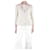 Chanel Chaqueta de tweed color crema - talla UK 16 Crudo Lana  ref.1330353