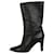Chanel Black pointed toe boots - size EU 36.5 Leather  ref.1330362