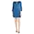 Missoni Mini-robe texturée bleue à col trou de serrure - taille UK 10  ref.1330370