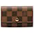 Louis Vuitton Brown Damier Ebene 6 key holder Cloth  ref.1330386