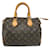 Louis Vuitton Brown Monogram Speedy 25 Leather Cloth  ref.1330461