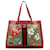 Gucci Brown Medium GG Supreme Flora Ophidia Tote Bag Cloth Cloth  ref.1330485
