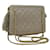 CHANEL Matelasse Chain Shoulder Bag Leather Beige CC Auth 70254  ref.1330662