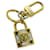 LOUIS VUITTON Rock Me Strass Key Holder Gold M64528 LV Auth 70418 Golden Metal  ref.1330735