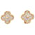 Autre Marque Van Cleef & Arpels earrings, "Vintage Alhambra", Yellow gold, diamants. Diamond  ref.1330763