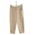 Prada Straight pants in cotton Beige  ref.1330772