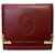 Cartier Must de Cartier Bordeaux Couro  ref.1330861