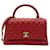 Chanel Coco Handle Red Leather  ref.1330875
