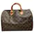 Louis Vuitton Speedy 35 Brown Cloth  ref.1330914