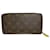 Louis Vuitton Zippy Wallet Toile Marron  ref.1330939