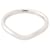 Tiffany & Co Curved band Silvery Platinum  ref.1330973