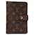 Louis Vuitton porte papiers zippé Brown Cloth  ref.1331104