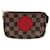 Accessoires Mini Pochette Louis Vuitton Toile Marron  ref.1331181