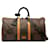 Louis Vuitton Keepall Bandouliere 50 Braun Leinwand  ref.1331226